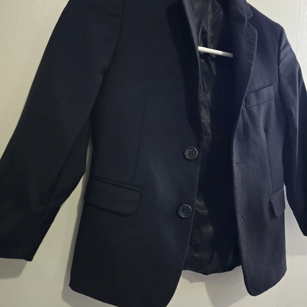 Ralph Lauren Men's Dark Navy Two-Button Blazer